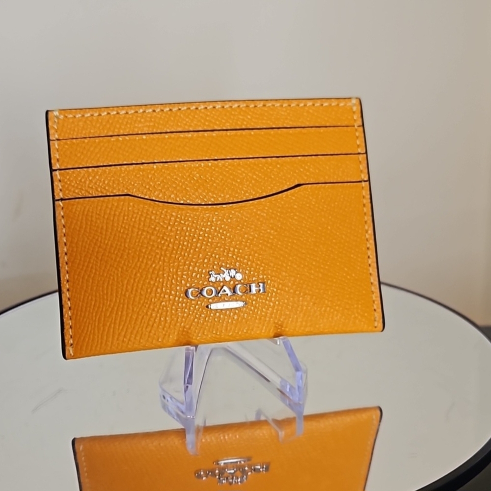 Coach Vibrant Card Case NEW